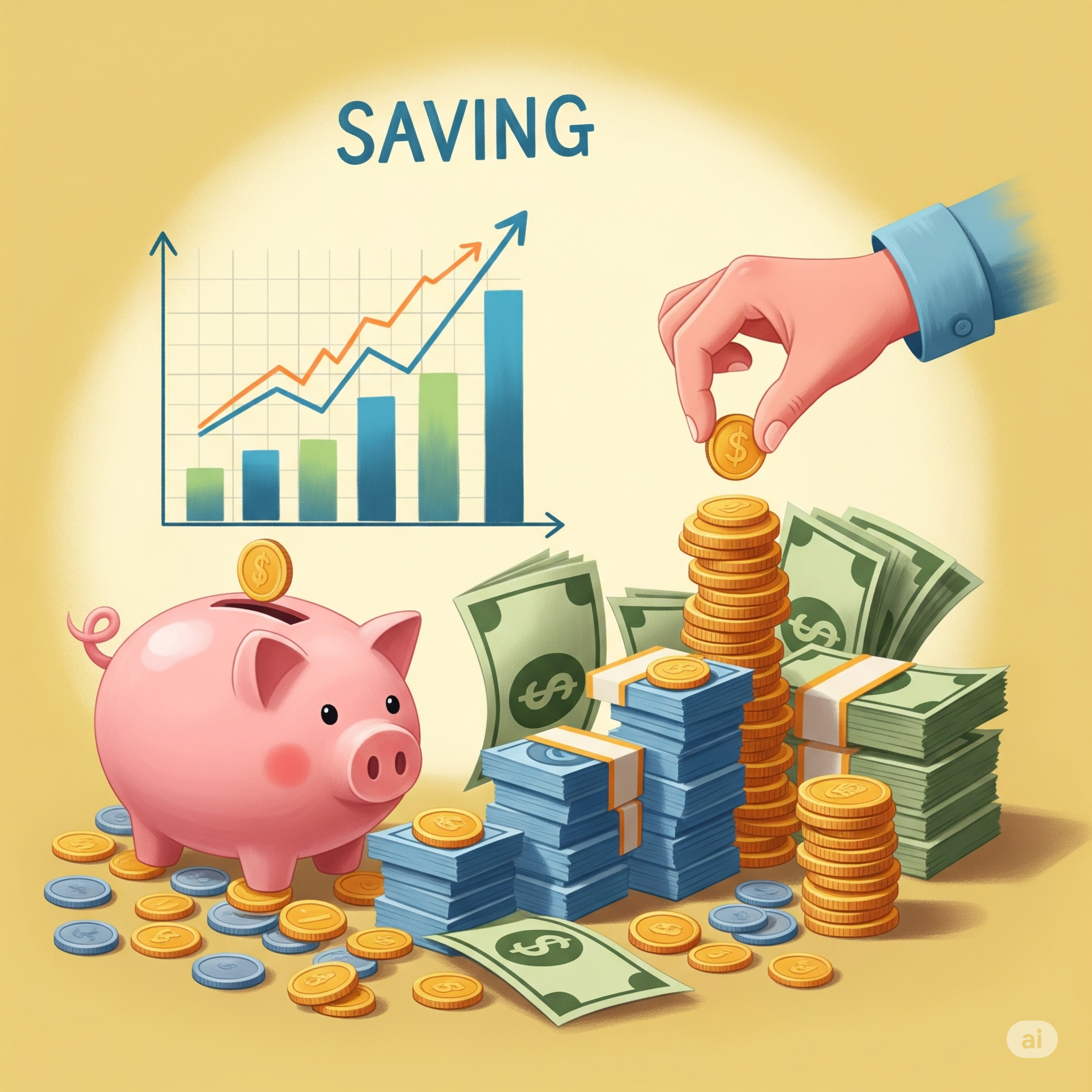 Saiba as diferença entre gastar, investir e poupar