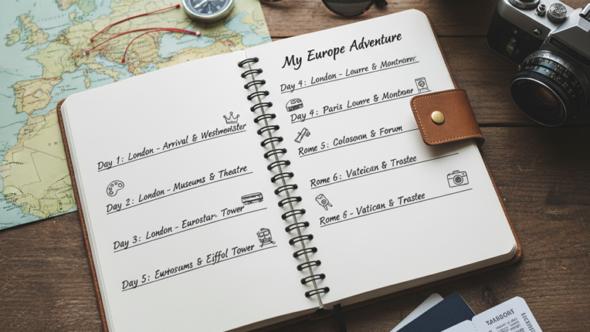 Guia completo como montar um roteiro de viagem sem gastar muito