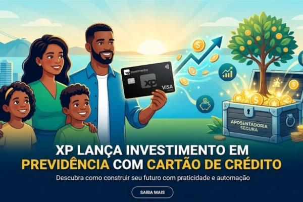 XP lança investimento em previdência com cartão de crédito: Descubra como funciona
