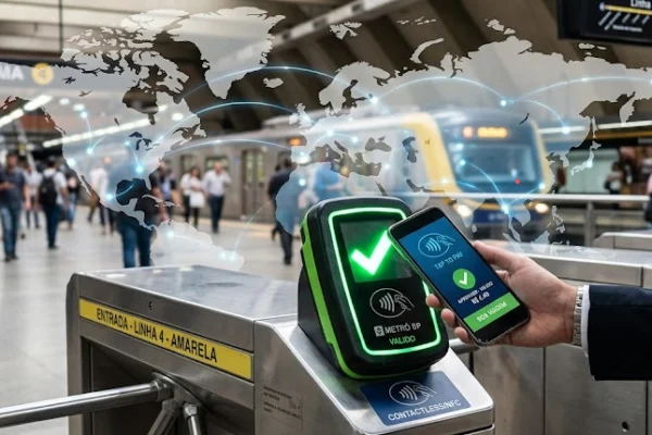 Cartões de 107 países foram usados para pagar tarifa no Metrô de SP, aponta Visa