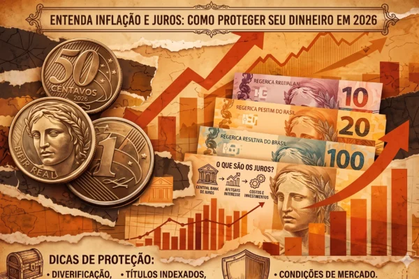Entenda Inflação e Juros: Como Proteger Seu Dinheiro em 2026